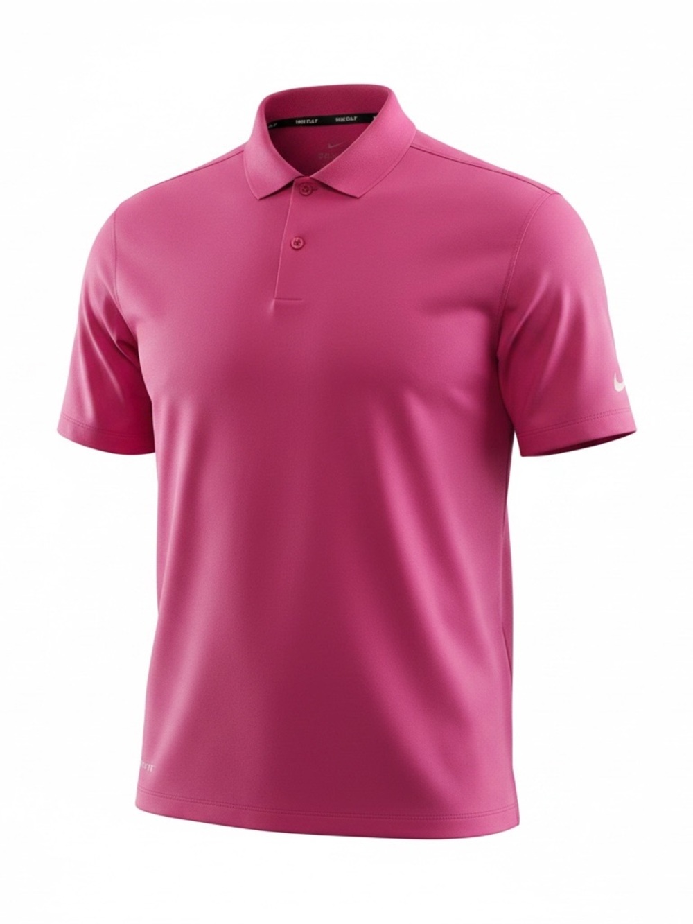 Nice Nike Golf golf polo shirt 90s y2k style Dri-FIT pink Men's large athletic - Picture 1 of 6